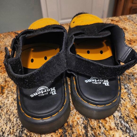 Dr. Martens Jorge Mules Smiley Face Black Mens Sandals Shoes US 12 main image 5